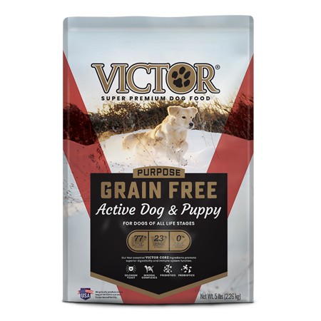 Victor Grain-Free Active Dog and Puppy Dry Food - Arcola Feed